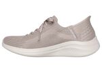 SKECHERS, sportiga damsneakers, med gjuten slip-in-h&auml;lplatta TAUPE